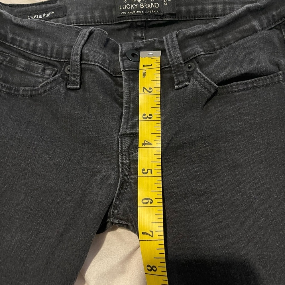 Lucky Brand Charlie Women's Black Jeans size 25 - Picture 3 of 5